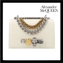 新着 関税送料込み alexander mcqueen ロゴショルダーバッグ