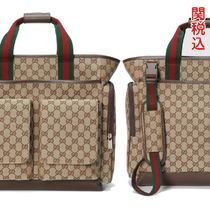 New! GUCCI GGキャンパス マザーズバッグ 2Way パパもOK 関税込