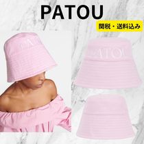 可愛い ★ PATOU パトゥ Logo cotton drill bucket hat  帽子