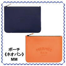 HERMES ポーチ Neobain case, medium model 直営店ラッピング