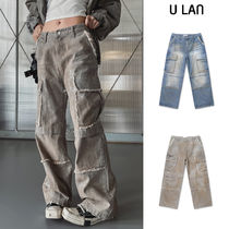 【U LAN】Mud Dekki Denim Cargo Pants