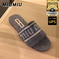 6万取引突破★UPS速達便利用！【MIUMIU】5XX558_3LKY_サンダル