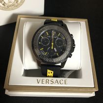 【大人気！】Versace グレカ アクション メンズ 45ｍｍ