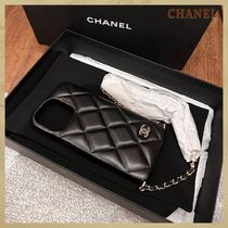 【CHANEL】AP3557 iPhone 14 Pro MAX スマホ ケース チェーン