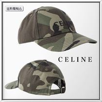 CELINE ロゴ エンブロイダリー コットンツイル キャップ 人気