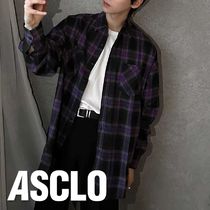 ASCLO Flannel Double Pocket Check Shirt (3color)