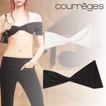 COURREGES アシンメトリー ワンスリーブ ドレープ Bra ブラ