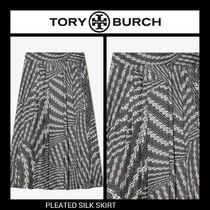 シルクプリーツスカート★Tory Burch★PLEATED SILK SKIRT