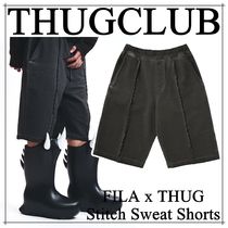 【Thug Club】FILA x THUG Stitch Sweat Shorts [正規品] ハーフ