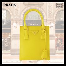 【関税込】 PRADA プラダ サフィアーノレザー ハンドバッグ