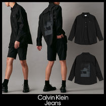 【CALVIN KLEIN】★CKJ ロングスリーブウーブンシャツ★送料無料