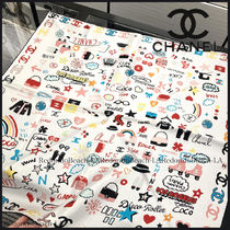 【希少】遊び心たっぷりが可愛い★CHANEL★スカーフ★24P限定