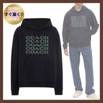 国内発送【COACH】シグネチャー スタック フーディー コットン