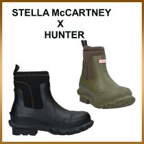 【STELLA McCARTNEY】x HUNTER レインブーツ ロゴ 無地