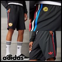 【adidas】MANCHESTER UNITED STONE ROSES ハーフ パンツ ロゴ