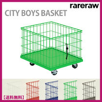 RARERAW レアロー★CITY BOYS BASKET★バスケット 移動式収納棚