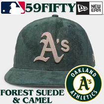 【US限定】NEW ERA 59FIFTY Oakland Athletics Forest Suede