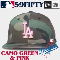 【US限定】NEW ERA 59FIFTY Los Angeles Dodgers Camo & Pink