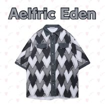 ◇Aelfric Eden◇ ハート パッチワーク 半袖シャツ