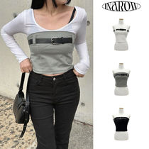 【in a row】Belt Crop Top