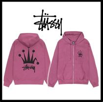 ★送料・関税込★Stussy★REGAL CROWN ZIP HOODIE★BERRY