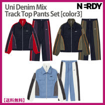 NERDY ノルディ★UNI DENIM MIX TRACK SET★トップパンツセット