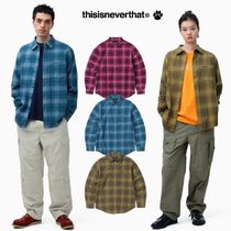 ★24SS★TNT★Flannel Check Shirt 3色★チェックシャツ