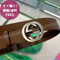 GUCCI グッチ GG インターロッキングG レザー バックルベルト