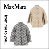 Max Mara 23AW モノグラムコットン ケープ コート