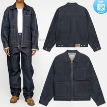 国内配送 送料関税込 日本完売品 STUSSY ZIP WORK JACKET DENIM