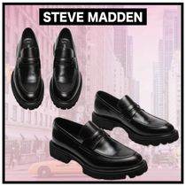 Steve Madden★シンプルなデザイン ローネン レザー ローファー