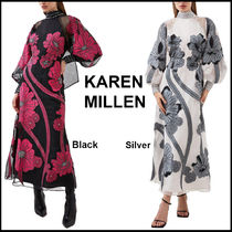 【KAREN MILLEN】グラフィック フローラル ワンピース