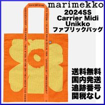 【2024SS】マリメッコ/ Carrier Midi Unikko ファブリックバッグ