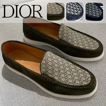 Dior Granville Suede & Dior Oblique Jacquard Loafers