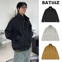 【SATIIIZ】Elson over short bomber jacket