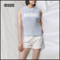 《GANNI》 K2100 033 COTTON ROPE VEST