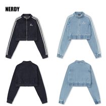 [ノルディ]  Women's Denim Crop Track Top★追跡可★送料込★