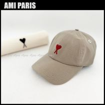 AMI PARIS Cap Clay  アミパリス  ハート ロゴ キャップ 帽子