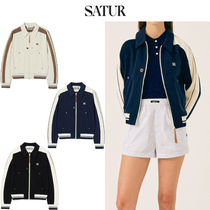 ★2024SS新作★SATUR★Lawton Collar Track Zip-Up Jacket