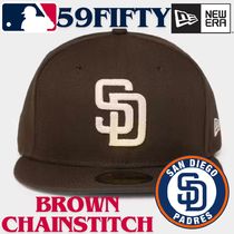 【US限定】NEW ERA 59FIFTY San Diego Padres Brown Chainstitch