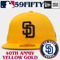 【US限定】NEW ERA 59FIFTY San Diego Padres Yellow Gold