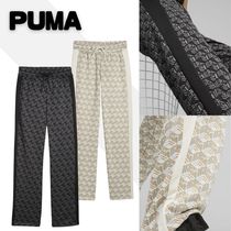 新作☆モノグラムデザイン【PUMA】ストレート トラック パンツ