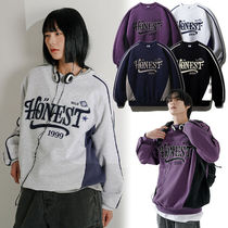 ★PUNCHLINE★送料込★韓国★人気★Honest Sweatshirts ISMT9134