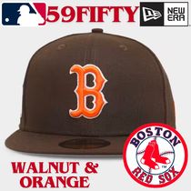 【US限定】NEW ERA 59FIFTY Boston Red Sox Walnut & Orange