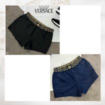 【VERSACE】グレカボーダー付きスイムショーツ