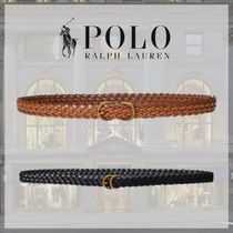 POLO RALPH LAUREN* ポロラルフ ロゴ レザー ベルト 幅2 cm