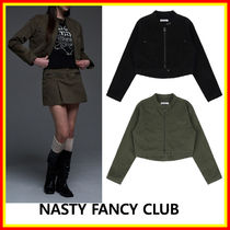 [NASTY FANCY CLUB] BIKER CROP JACKET  /追跡付