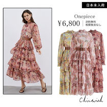 CHICWISH(シックウィッシュ)｜ペイズリープリントシフォンドレス