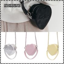 《NOIRNINE》 BEBE HEART CHAIN MINI BAG