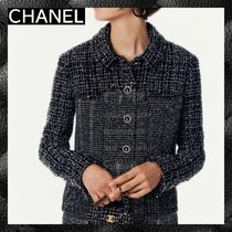 ☆24P ツイードでエレガントに☆ CHANEL ジャケット ブラック